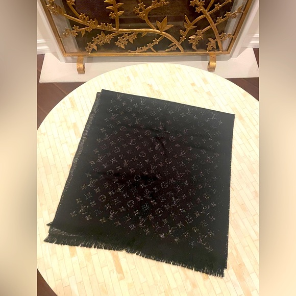 Louis Vuitton LV Timeless Stole - Noir - NWT - Picture 1 of 11